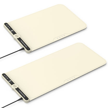 US Local 2 Size Optional Silicone Food Warming Mat With 9 Temperature Levels 6Hrs Timer Child Lock Auto Shut Off Roll-Up Electric Warming Tray For Party Buffet Gathering Daily Use 8S Fast And Even Heating