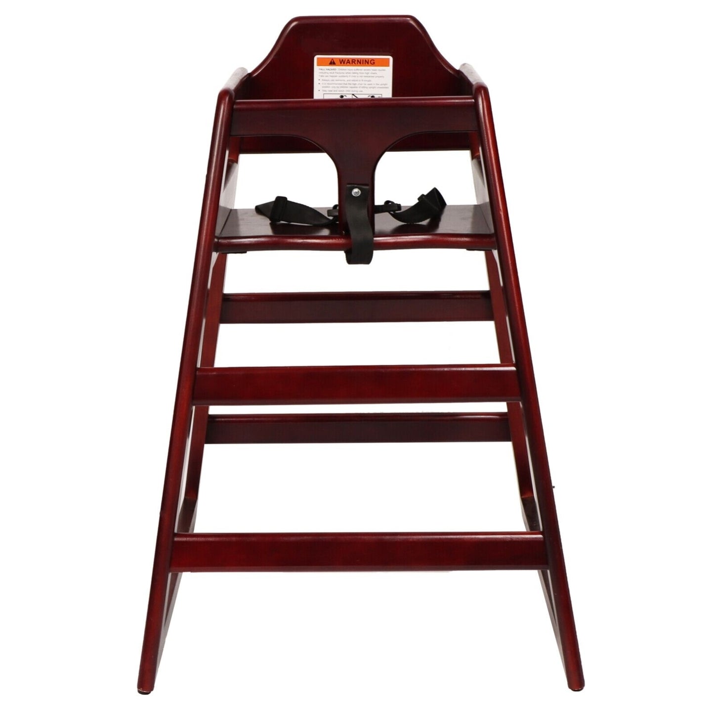 US Local Wooden Double Solid Wood Feeding, Eat & Grow Portable High, Easy To Clean Baby Booster Chair In Maho