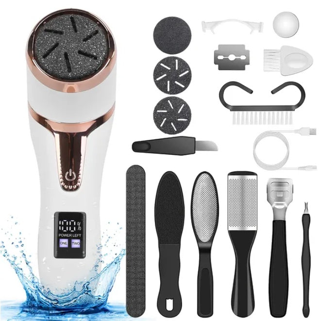 US Local 17 Pcs Electric Foot Callus Remover