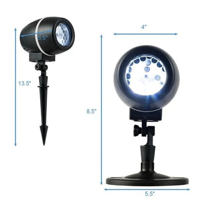 US Local Christmas Snowflake LED Floodlight