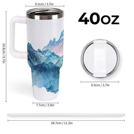 PHDT00213 POD US Local Tumbler 40oz Large Capacity Car Cup Landscape, Ink Painting