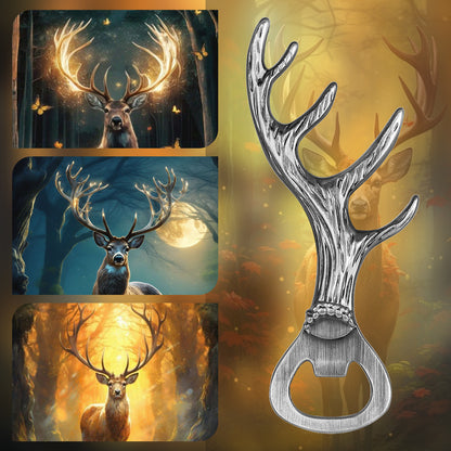 US Local Deer Antler Bottle Opener Is A Small Tool Suitable For Various Parties And Gatherings Used To Open Beer, Wine, Juice, For Bars, Restaurants, Party Supplies, Wine Accessories, Universal Gifts