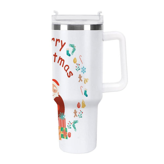 PHDT00191 POD US Local Tumbler 40 oz Large Capacity Car Cup Christmas Santa Claus Gifts