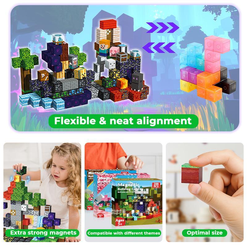US Local 200pcs Magnetic Block Toys - Ghost Park