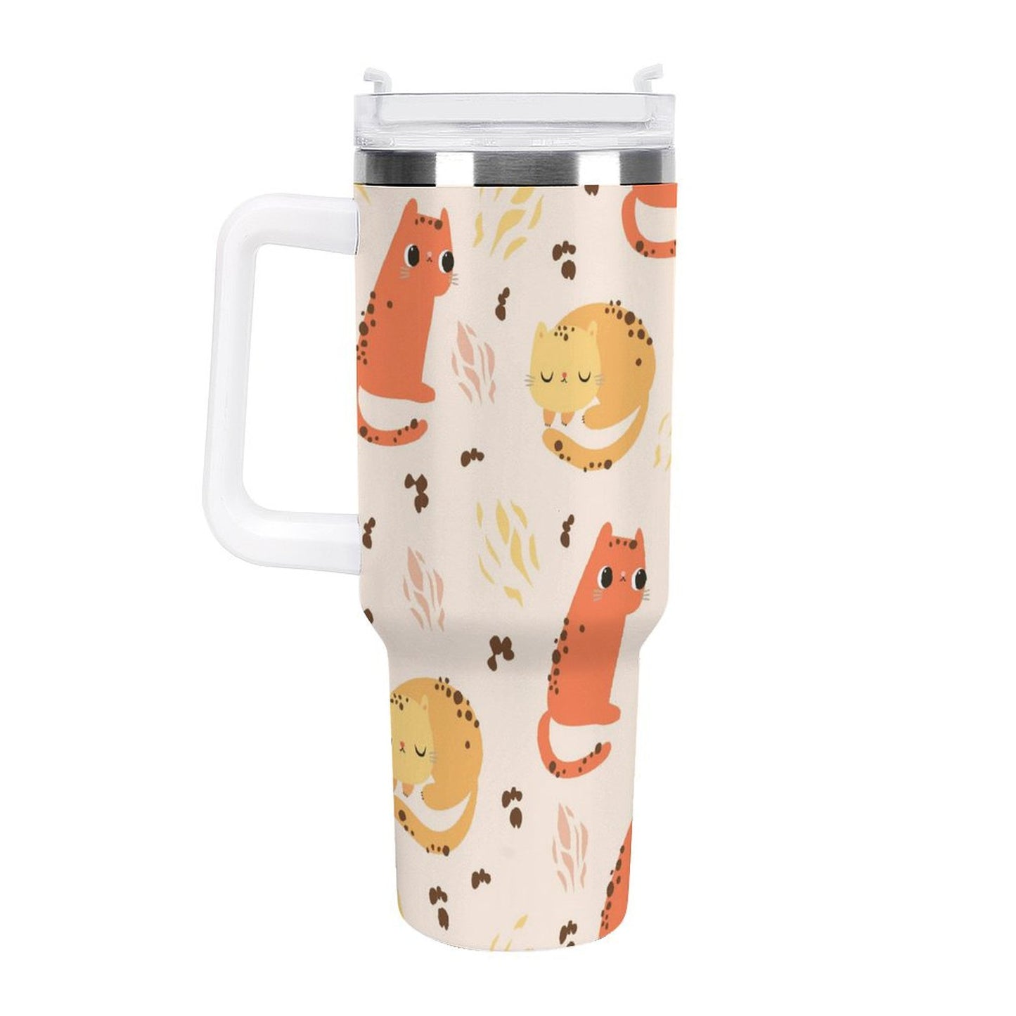 PHDT00242 POD US Local Tumbler 40 oz Large Capacity Car Cup Cat