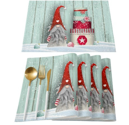 Christmas Placemat Non-slip Heatproof Placemat