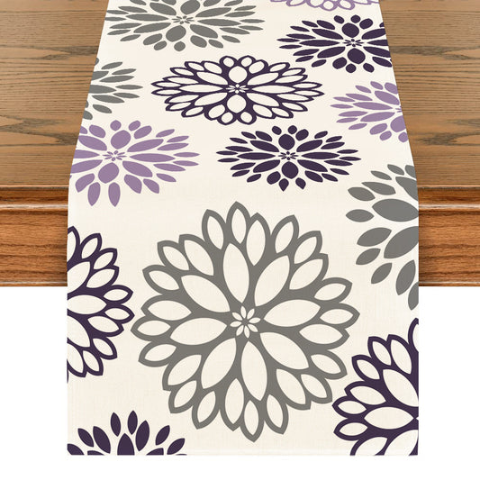 Art Table Runner Farmhouse Polyester Tablecloth