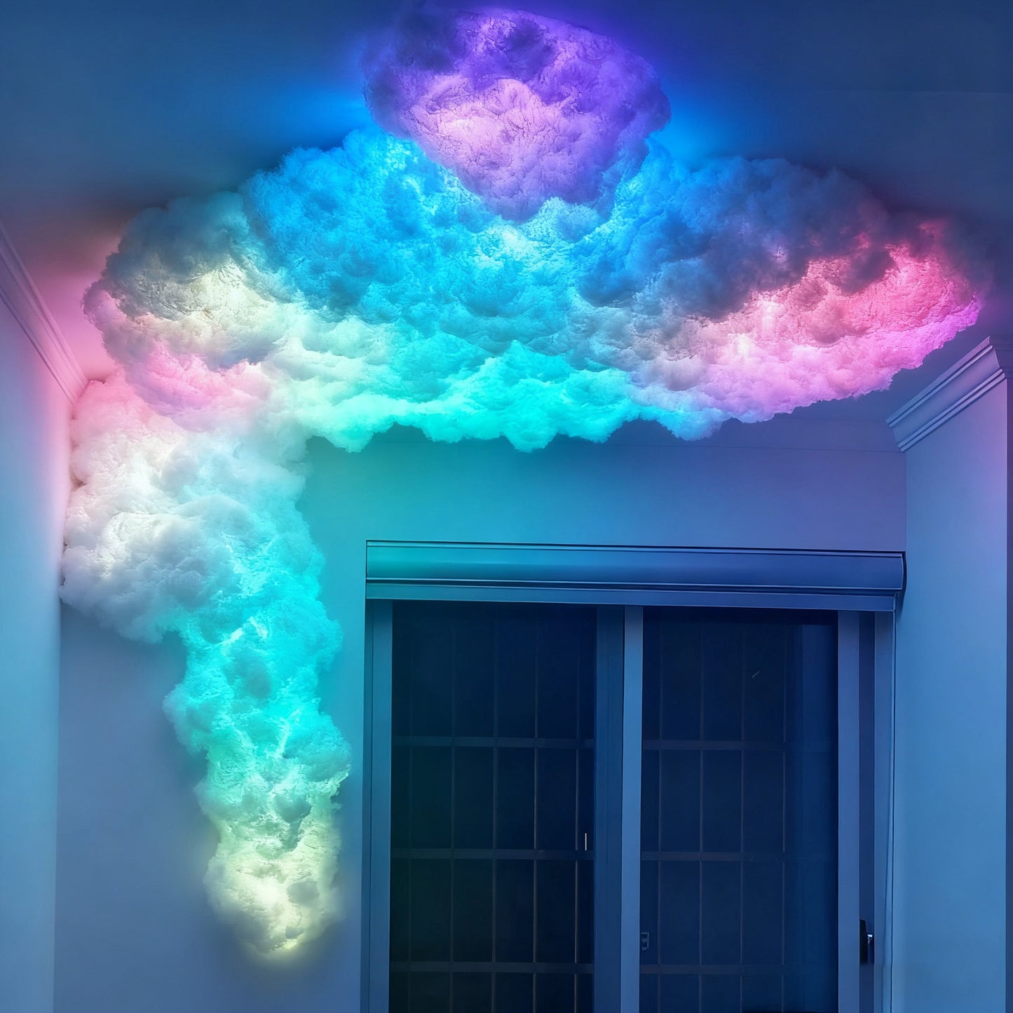 US Local Creative Decorative Cloud Lamp Remote-Controlled LED Light RGB Color Changing