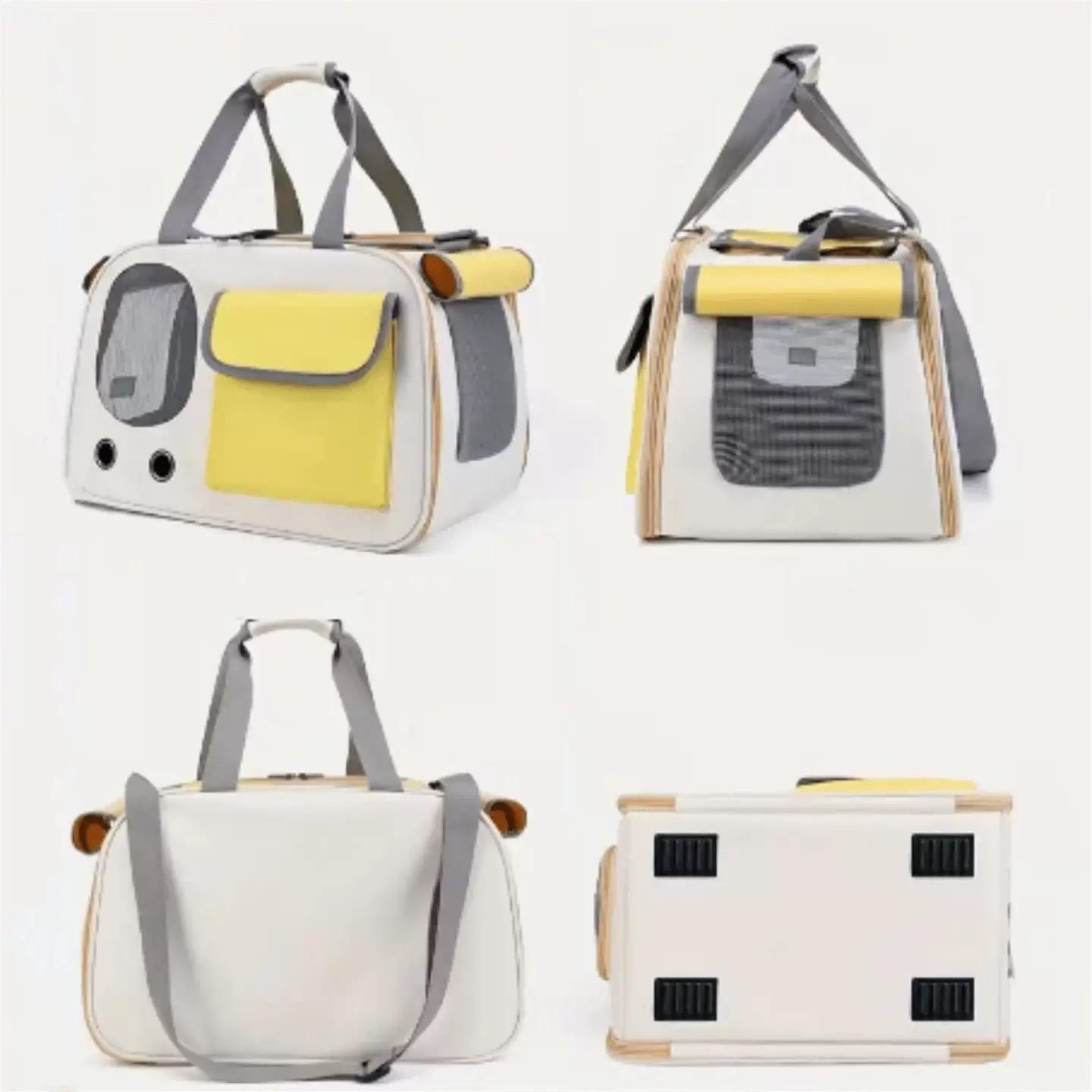 US Local Portable And Lightweight Pet Travel Large Capacity Breathable Shoulder Backpack Cat Bag