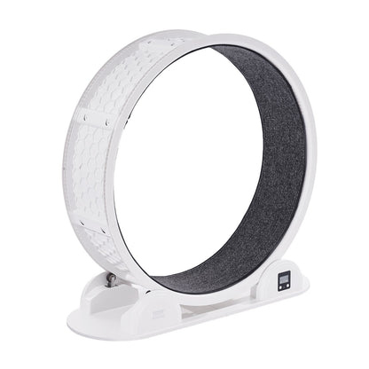 Cat Exercise Wheel With Pedometer 40.8 Cat Treadmill For Pet Health White