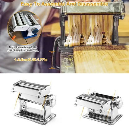US Local Pasta Maker Roller Machine Fettuccine Noodle Maker