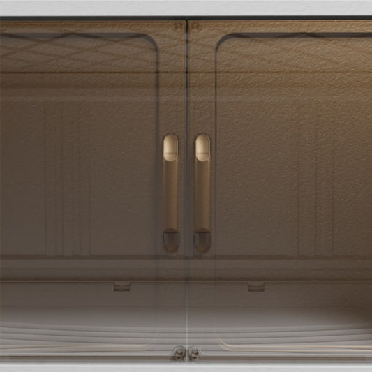 US Local 35.4 Inch Wide Clear Plastic Locker For Closet Organizer Storage, Folding Storage Box