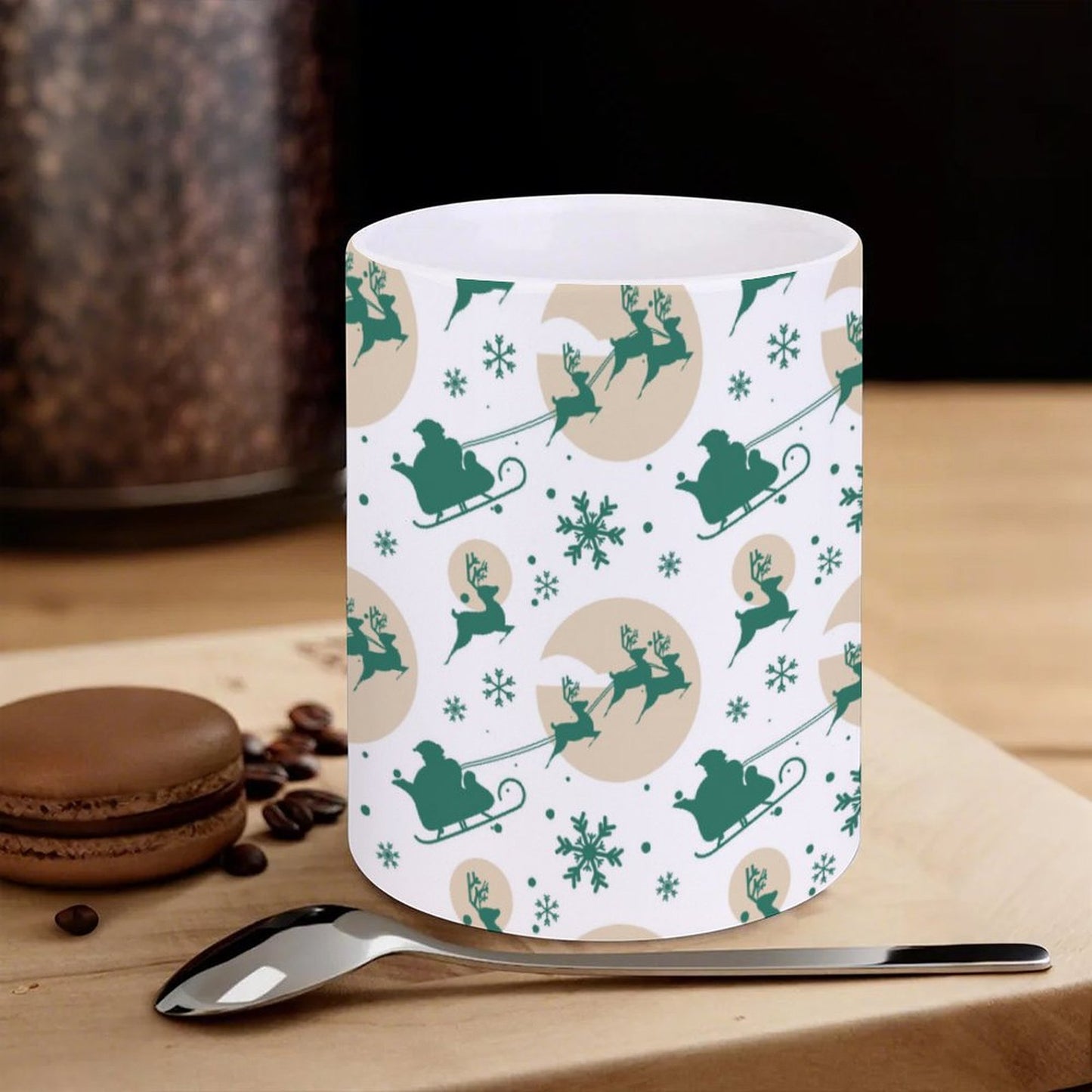 POD US Local White mug with full print, Christmas Winter 0075