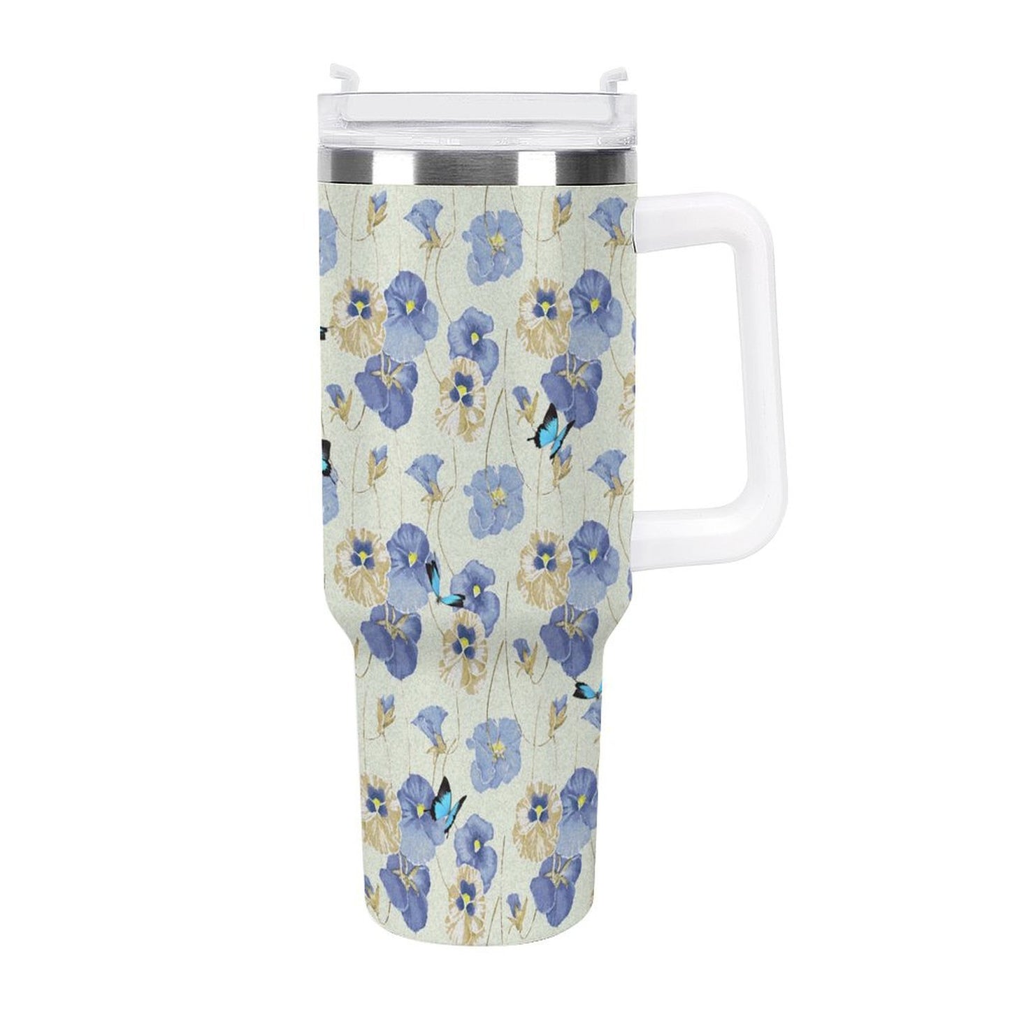 PHDT00368 POD US Local Tumbler 40 oz Large Capacity Car Cup Flowers 1
