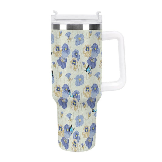 PHDT00368 POD US Local Tumbler 40 oz Large Capacity Car Cup Flowers 1