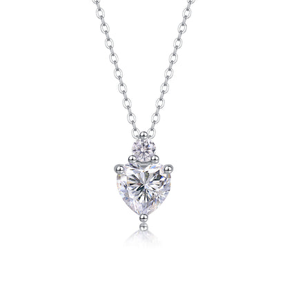 US Local Ripple Fantasy - A Fashionable And Luxurious Diamond Jewelry Pendant Set With Moissanite S925 Sterling Silver And Platinum Plating