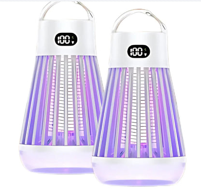 Digital Display Mosquito Killer Lamp Electric Shock Mosquito Trap Light Radiationless Insect Repellent Trap For Bedroom Outdoor Summer Gadgets