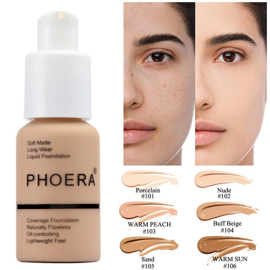 US Local Explosive Press Type Oil Control Natural Color Matte Concealer Foundation Cream