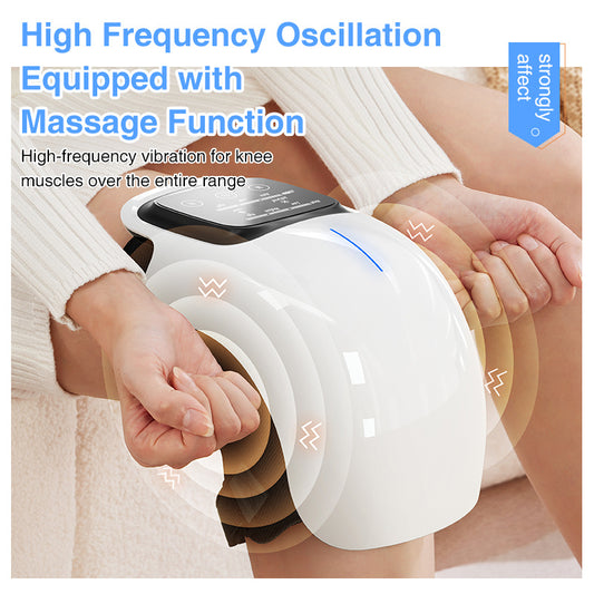 US Local Smart Knee Massager With Heat  Vibration 3D Air Compression   Portable Pain Relief  Home Office Use