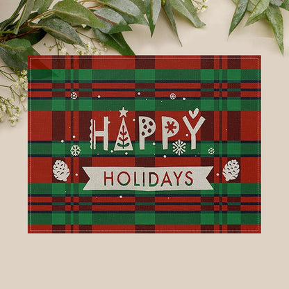 Christmas Printing Non-slip Placemat