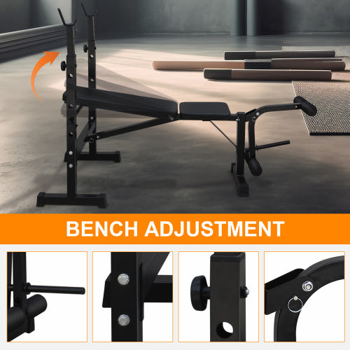 US Local Weightlifting Bench, Bench Press Set With Squat And Bench