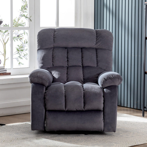 UK Local Electric Power Lift Recliner Chair Sofa With Massage And Heat For Elderly 2 Side Pockets USB Ports Single Recliner Chairs For Living Room Overstuffed Breathable Fabric Reclining