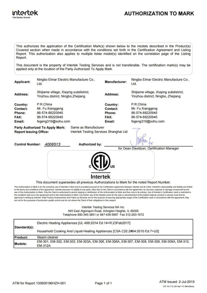 US Local Handheld Steam Cleaner With Safety Lock, 500 Milliliter Large Water Tank And 12 Piece Accessory Set, For Removing Stubborn Dirt And Disinfecting Surfaces, Black And White