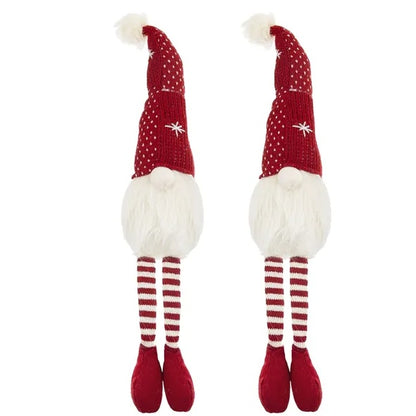 US Local 2pcs Christmas Gnomes Decorations, Christmas Table Home Ornaments For Holiday Party Gifts
