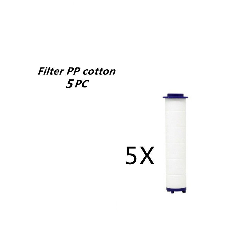 US Local Propeller Driven Shower Head With Stop Button And Cotton Filter Turbocharged High Pressure Handheld Shower Nozzle