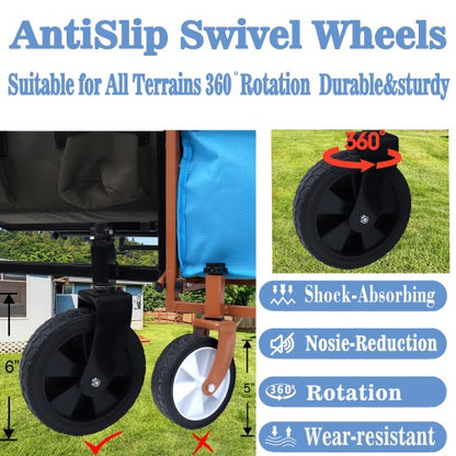 US Local Minimeetall Multi-use Bag,Collapsible Foldable Wagon Cart Beach Wagon Heavy Duty Utility Cart Utility Wagon Grocery Cart For For Camping 3pcs Plastic Liner Bag  Cover , Olive Green