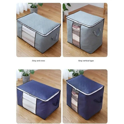 US Local 2-Pack Large Storage Bags With Clear Window Reinforced Handles