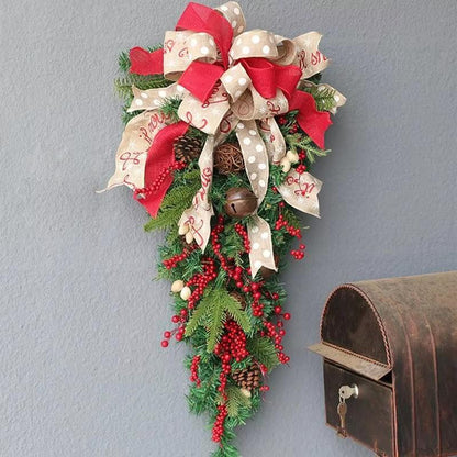 US Local A Christmas Door Hanging Christmas Decorations Holiday Accessories Birthday Party Supplies