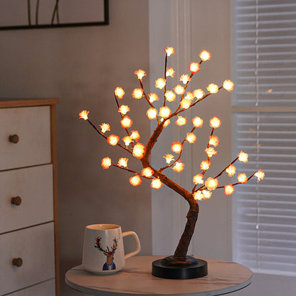 Thanksgiving Maple Leaf Tree Lamp Decorative Creative