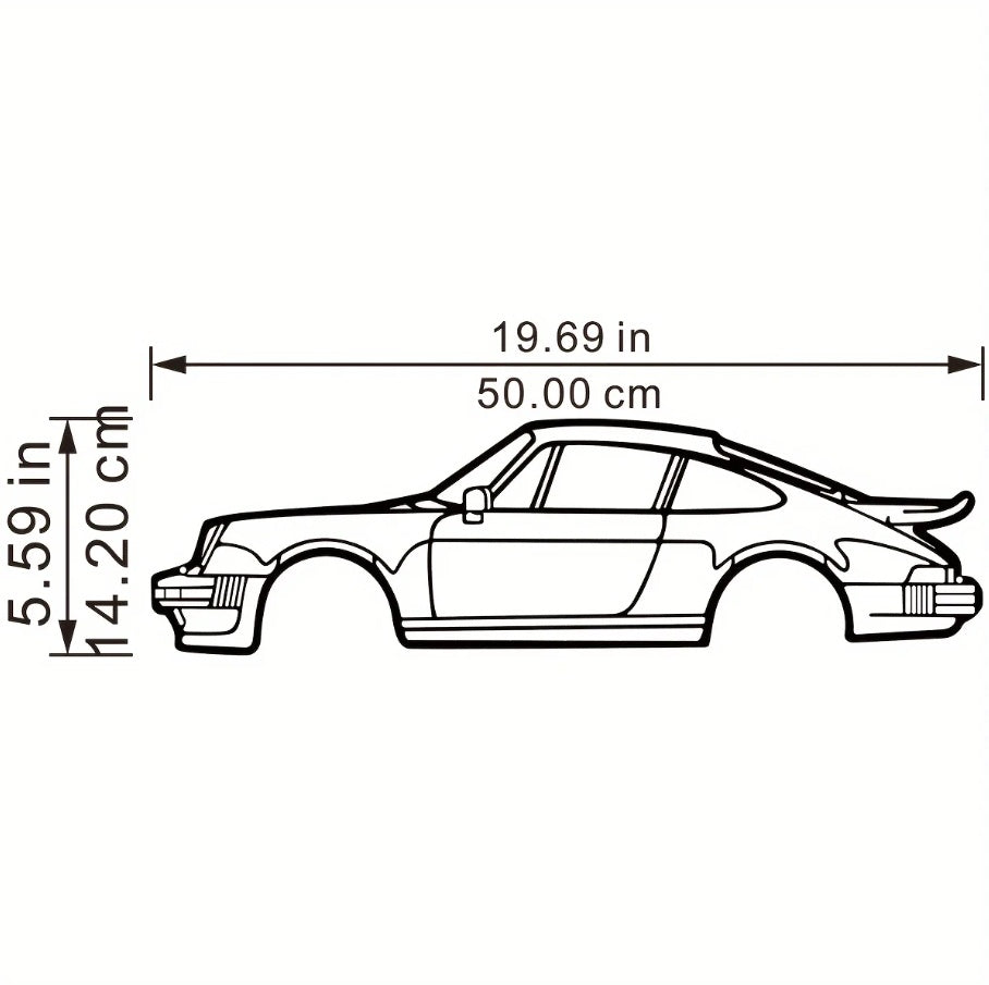 US Local Metal Line Sports Car Metal Wall Art - Auto Enthusiast Gift Home Garage Decor