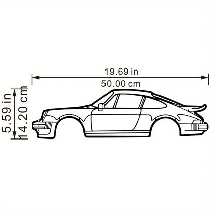 US Local Metal Line Sports Car Metal Wall Art - Auto Enthusiast Gift Home Garage Decor