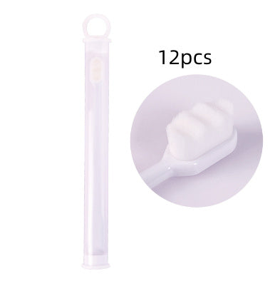 USA Local Ultra-fine Toothbrush Super Soft Bristle Deep Cleaning Brush Portable For Oral Care Tools Teeth Care Oral Cleaning Travel