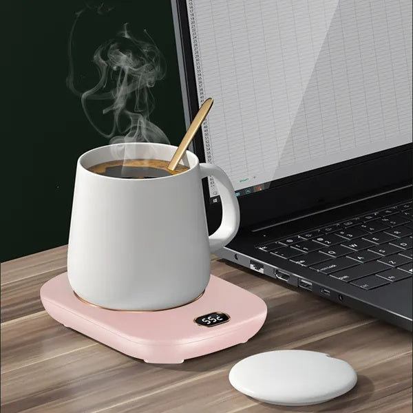 US Local Electric Coffee Mug Warmer For Desk Auto Shut Off USB Tea Milk