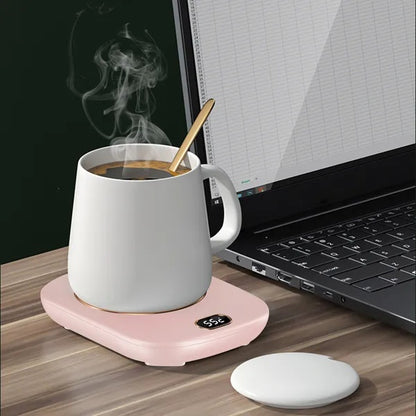 US Local Electric Coffee Mug Warmer For Desk Auto Shut Off USB Tea Milk
