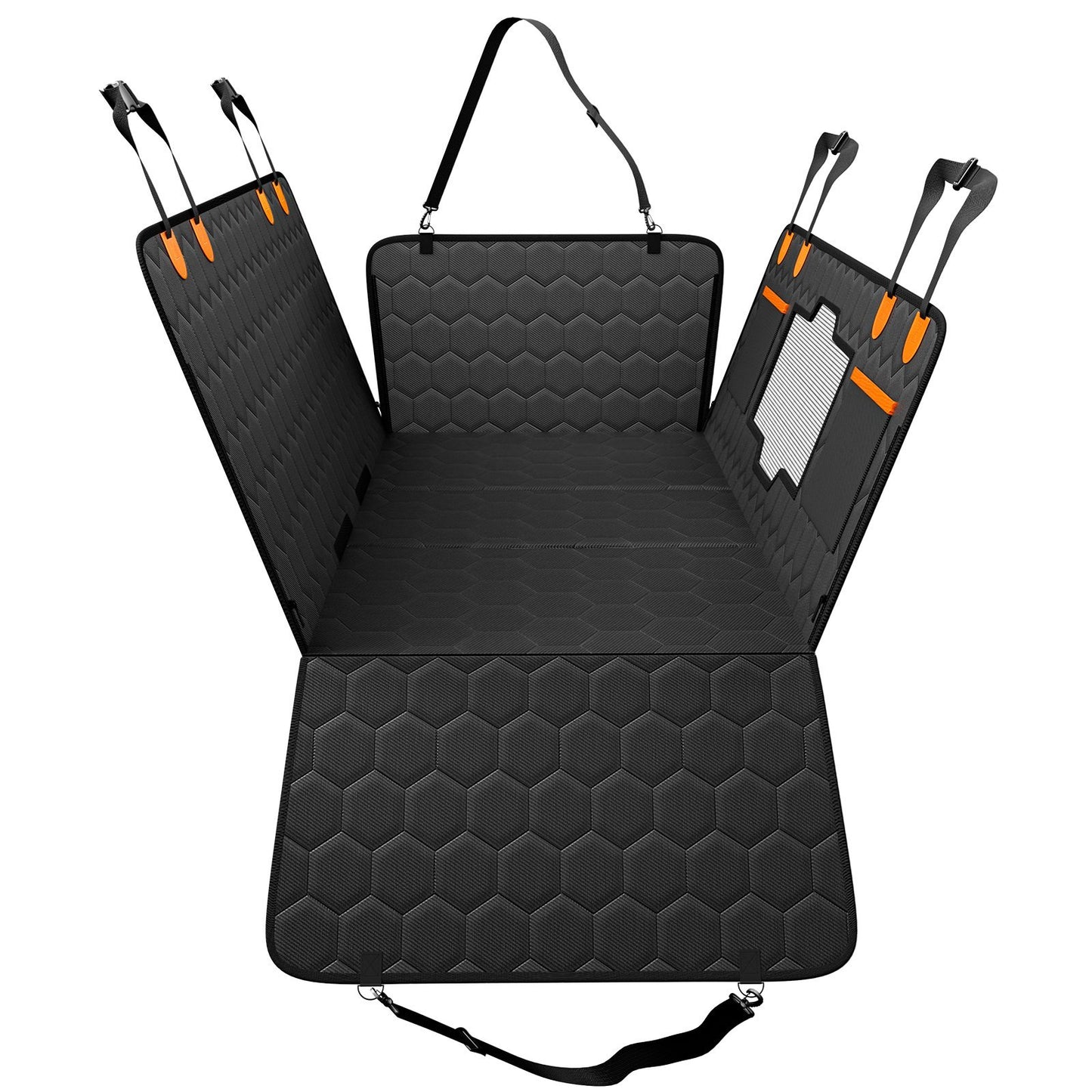 US Local VEVOR 54 X 25.6 In Dog Car Seat Cover For Back Seat Waterproof 600D For Cars