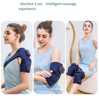 US Local YM-K16 Smart Knee Massager With Heat Therapy - 3 Vibration Modes & Portable Design For Pain Relief   Single Item