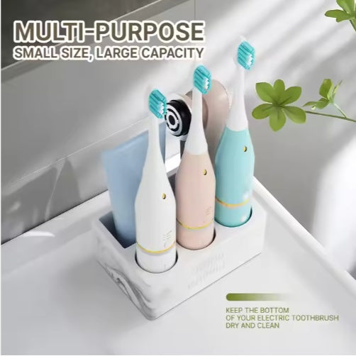 US Local Toothpaste Holder Bathroom Counter Organizer For Electric Toothbrushes For Home Hotel