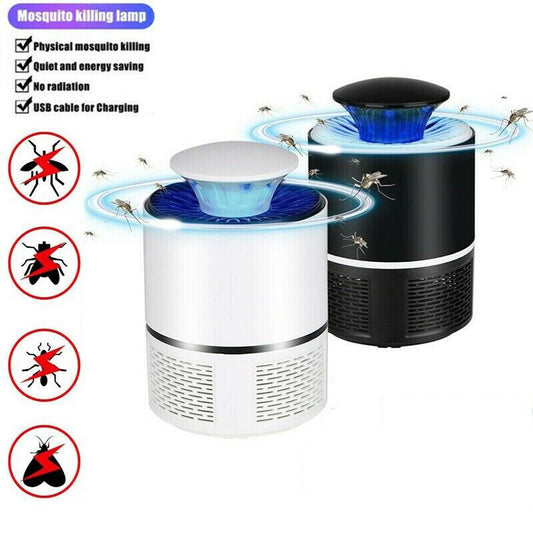 USA Local Electric UV Mosquito Killer Lamp Outdoor Indoor Fly Bug Insect Zapper Trap USB