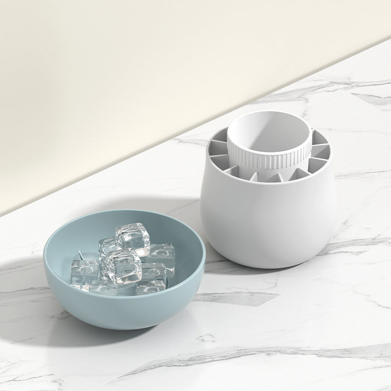 USA Local Ice Block Mold Silicone Mushroom Ice Cup Frozen Refrigerator Ice Grid Box Durable Easy Demould Bucket Homemade Crushed Ice Maker Ktichen Gadgets