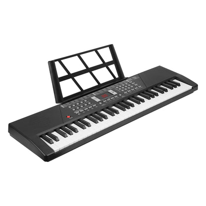 US Local 3 Types Options -- 1Pc 61 Keys Digital Music Keyboard Electric Piano Electronic Musical Instrument Kids Learning Keyboard With Microphone Stand For 3-12 Year Old Kids Girls Boys