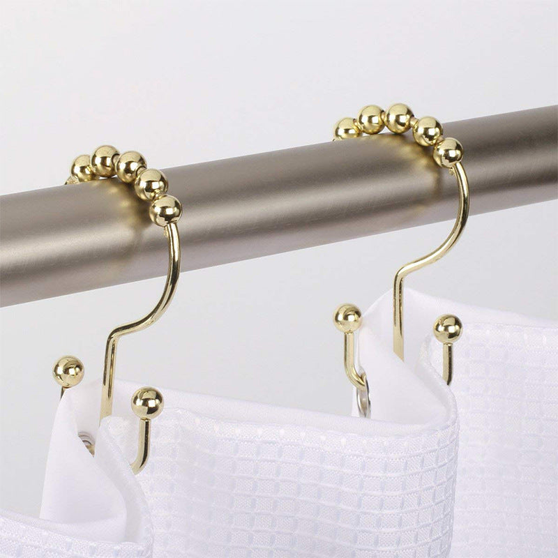 US Local Stainless Steel Mountain-shaped Ball Curtain Hook