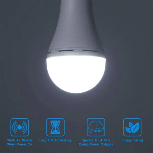 US Local E27 Emergency Bulbs Rechargeable LED Light With Battery Backup LED Bulb 12W