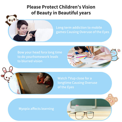 US Local Smart Foldable Kids Eye Massager Bluetooth Heat Vibration Relief For Screen Fatigue