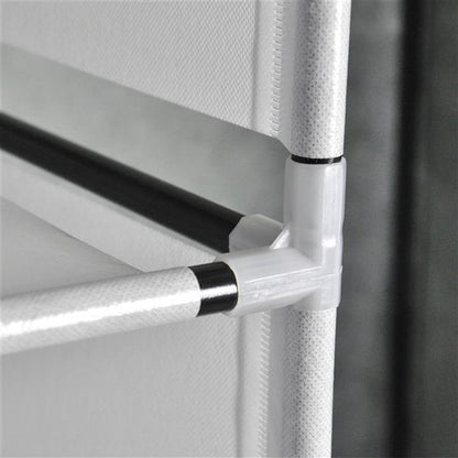 US Local 4-layer 8-grid Non-woven Fabric Wardrobe