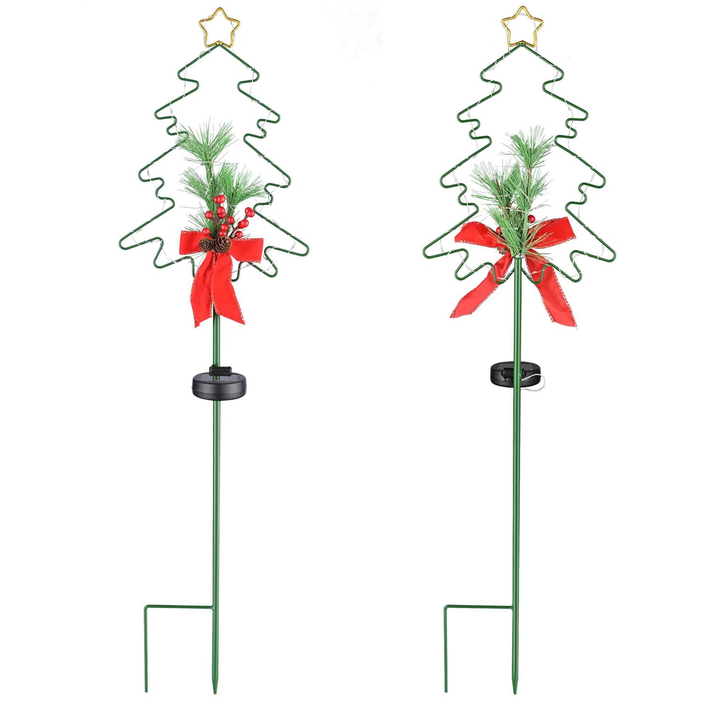 US Local Christmas Tree Solar Stake Light