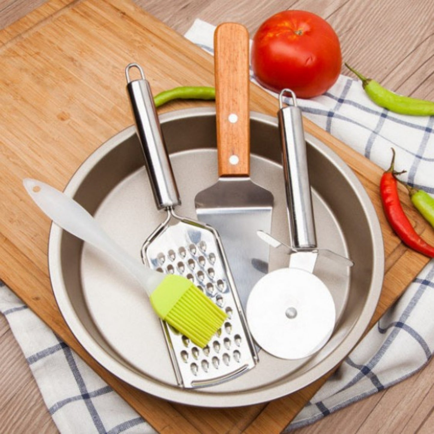 Pizza Plate Home Use Set Oven Non-stick